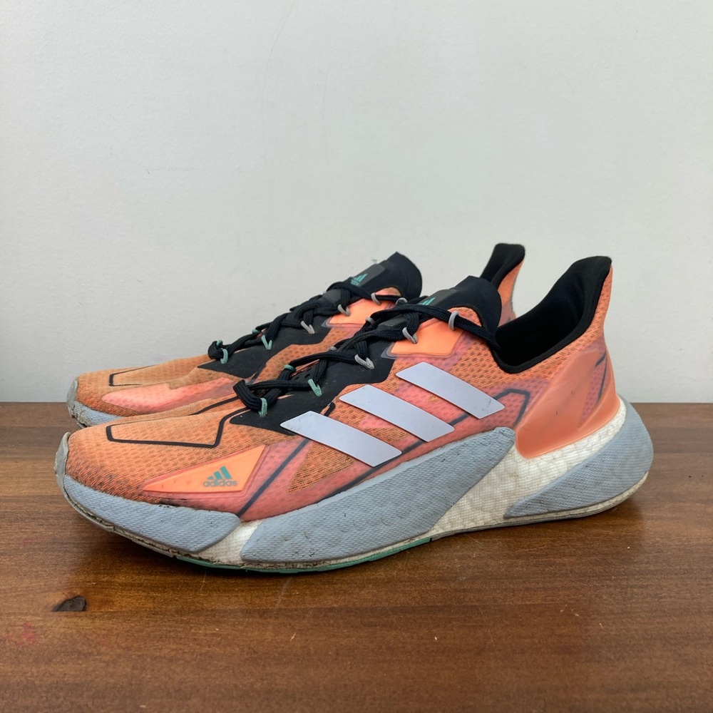 Adidas X9000L4 #FY1209 Orange Black Grey Color Size 8.5 Men’s Sneakers - Picture 1 of 13
